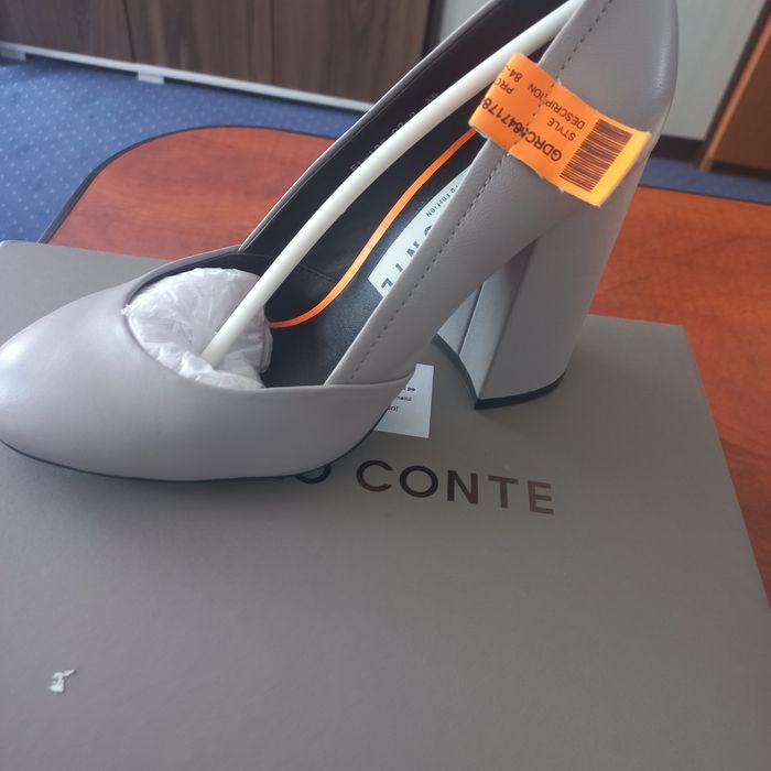Pantofi dama cu toc gros