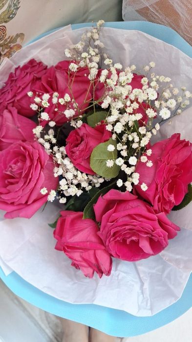 Букеты роз.9шт и 35шт