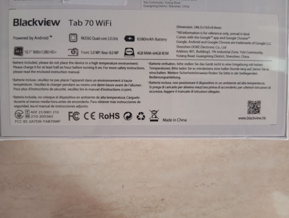 Tableta Blackview tab 70,64 GB