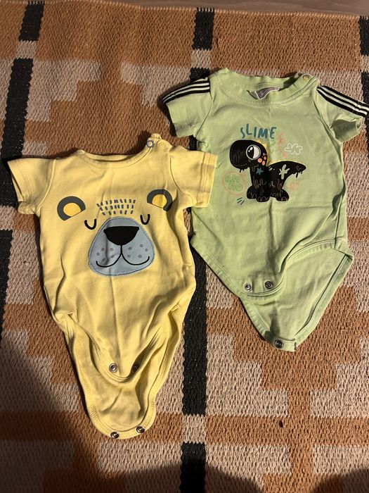 Set body 2 buc Cocodrillo 3 luni mar 62 maneca scurta