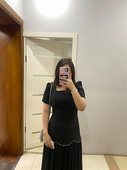 Продам чёрное вечернее платье