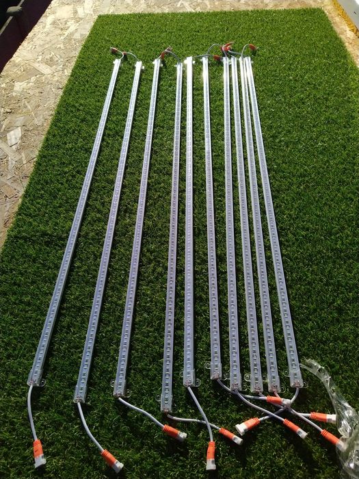 Banda led rigida- 12v/ 35W sau 220V ,cu suport , lungime 1M