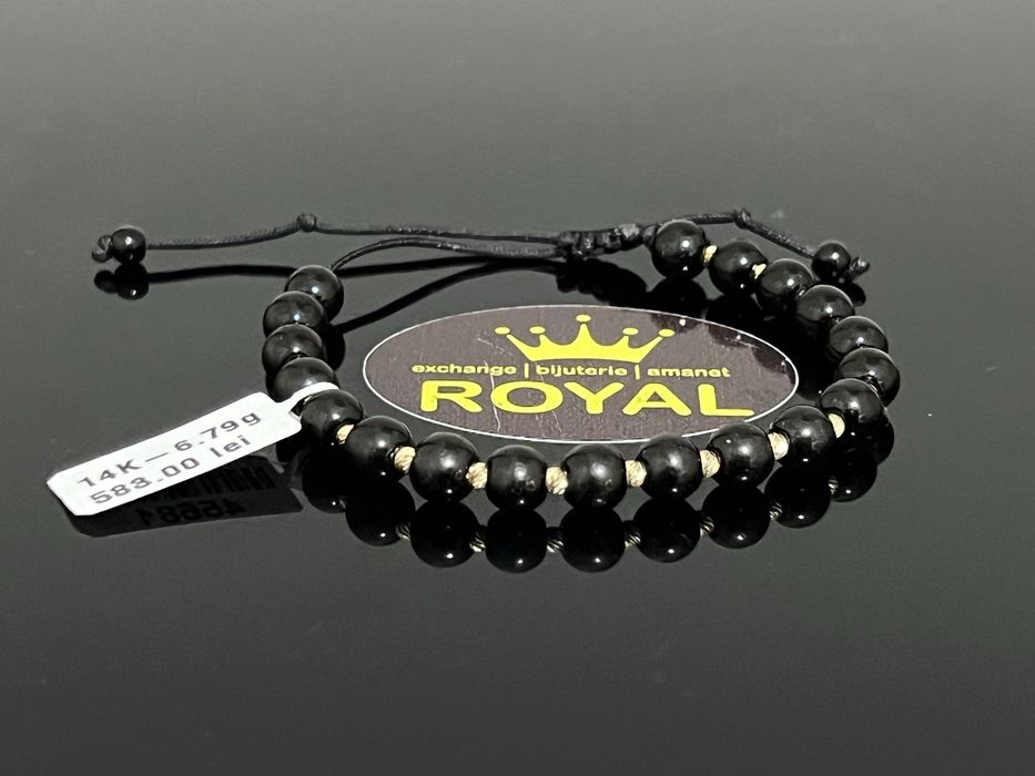 Bijuteria Royal CB : Bratara snur bile aur 14k  6,79 gr