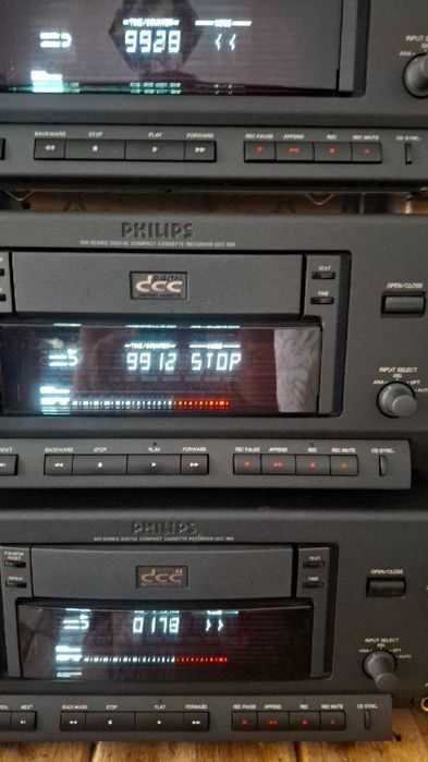 Philips DCC 900 – Deck / Recorder Digital Compact Cassette 3 buc.
