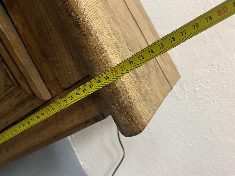 Старо френско шкафче с чекмедже от дъб 1900 г