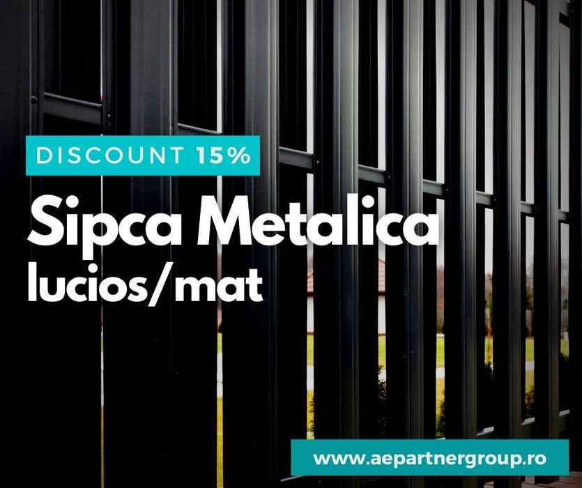 NOU ! Sipca Metalica Gard !2 D / 3 D / Omega