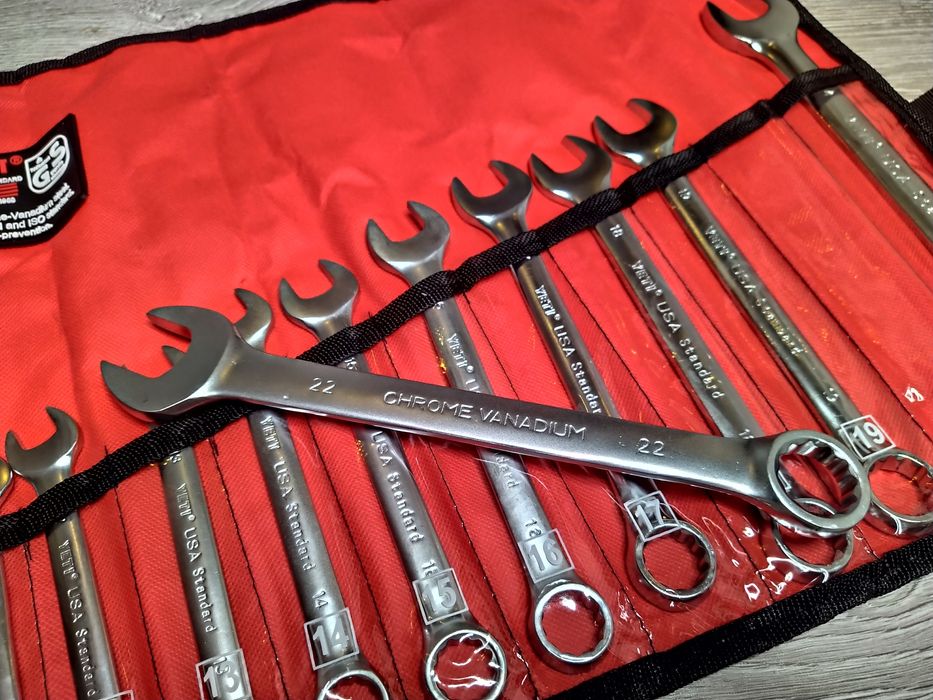 Set Chei Profesionale Combinate 14 PIESE 8-24 MM cu Suport Husa