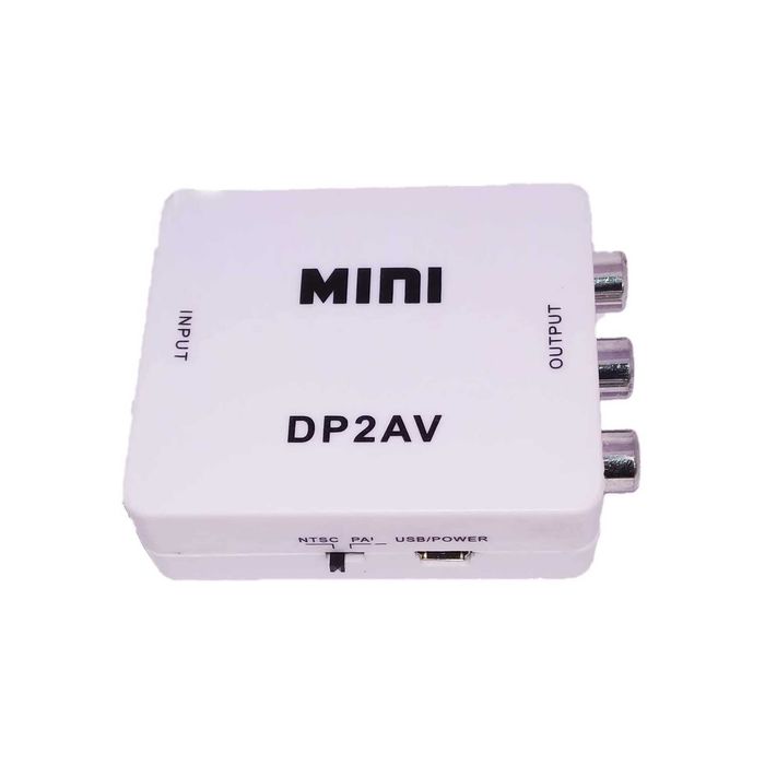 Видеоконвертер Display port to AV mini