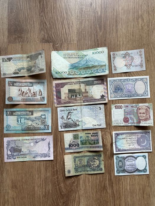 Bancnote vechi si monede vechi monezi, diferite țări