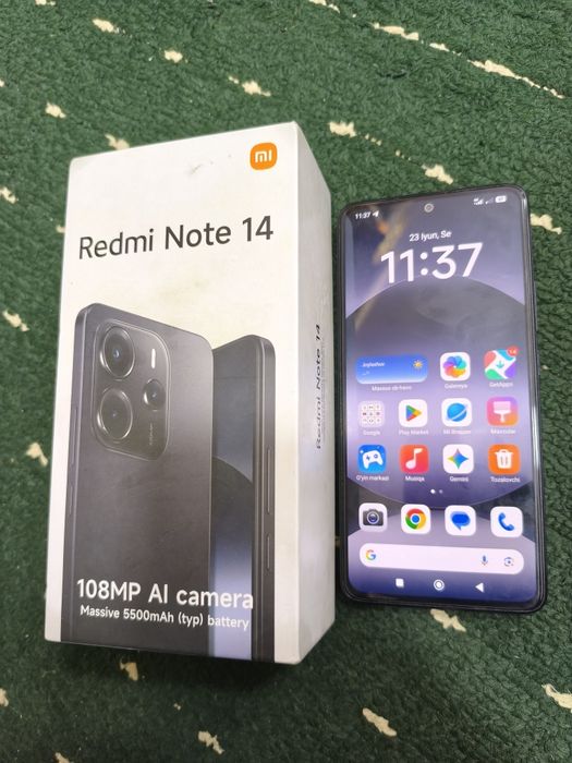 Redmi not 14 12/256 narxi 1.450
