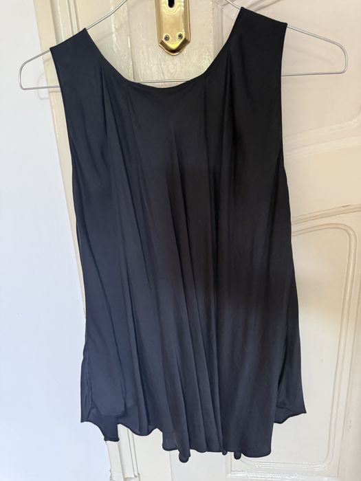 Bluza neagra Precious by Razvan Ciobanu din matase naturala 100%