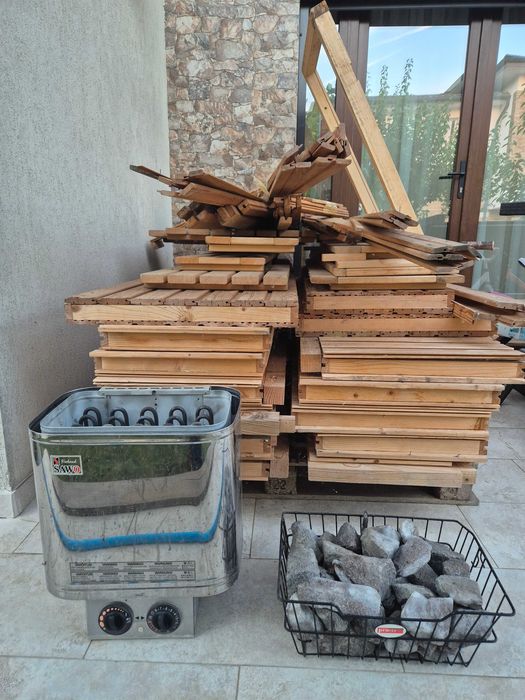 Sauna uscata din lemn
