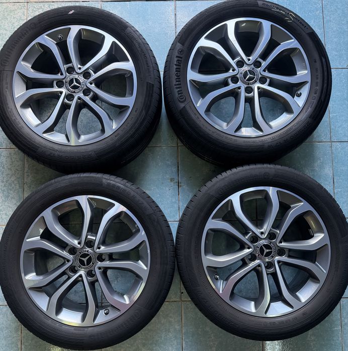 Jante aliaj R17 originale Mercedes C-Class W205 CLA 225/50/17 vara