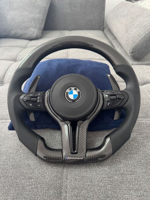 volan custom BMW seria 3 4 5 6 7  tesit carbon