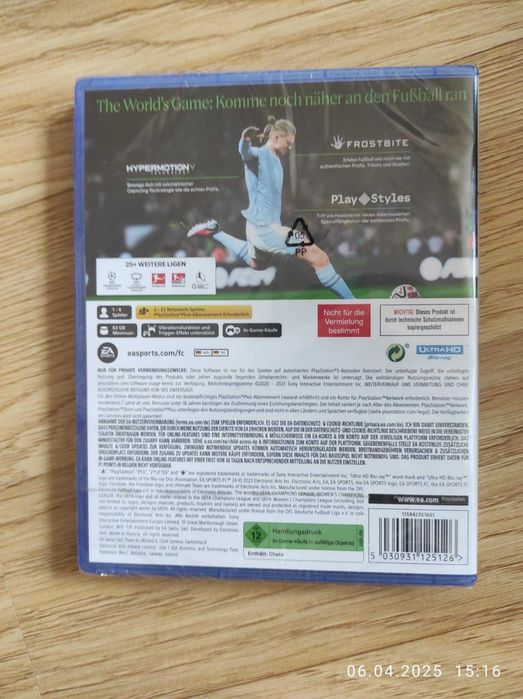 FC 24 ,игра за PS 5