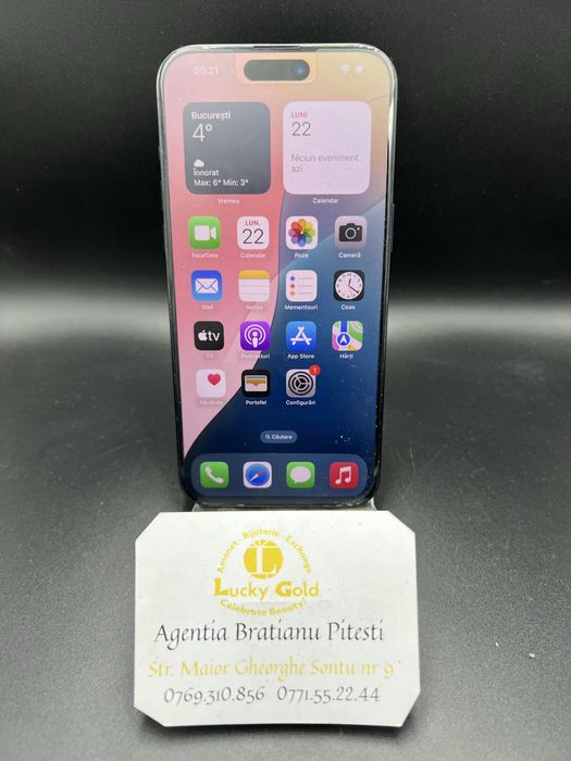 Iphone 15 pro max 256 gb 90% baterie cod 23568
