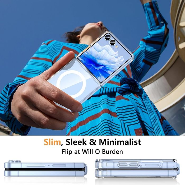 Samsung Zflip 7 силиконов кейс с MagSafe безжично зареждане