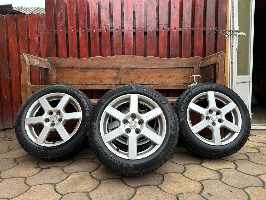 Jante cu cauciucuri all seasons Michelin 5x108