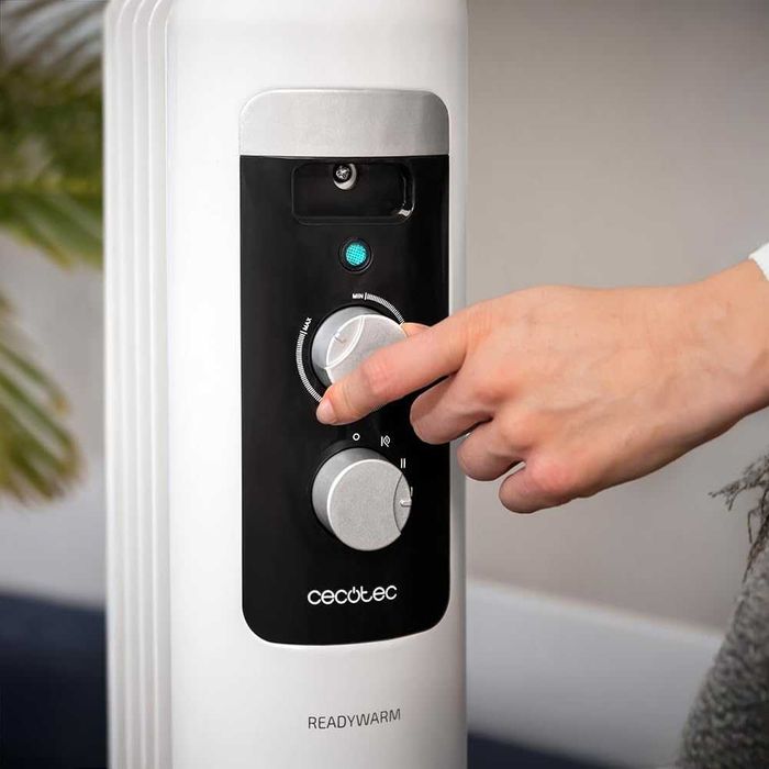 Електрически маслен радиатор Cecotec ниска консумация на енергия 1000W