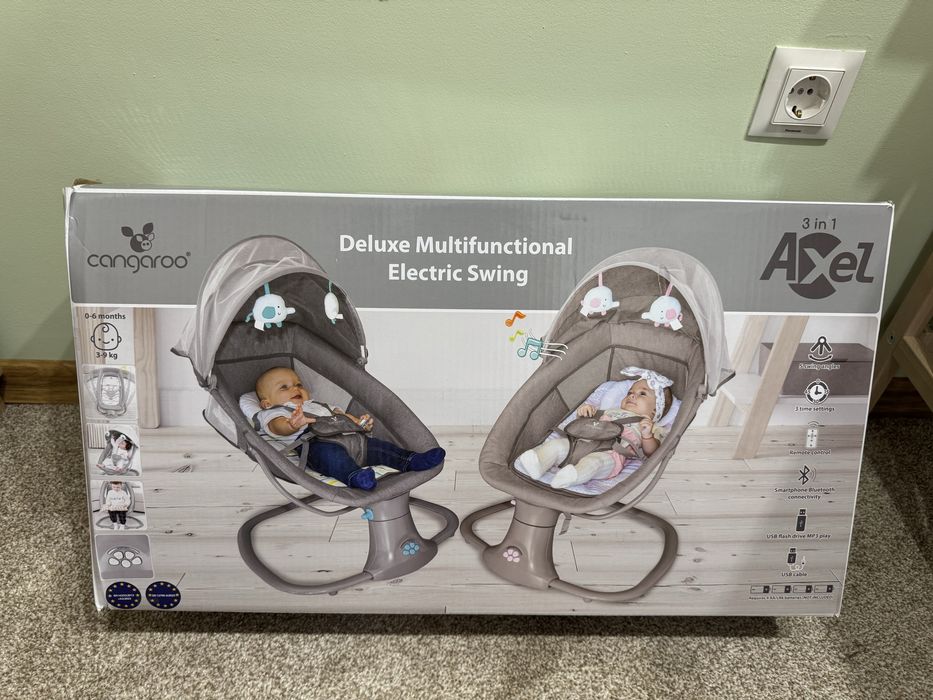 Люлка Cangoroo Axel сива