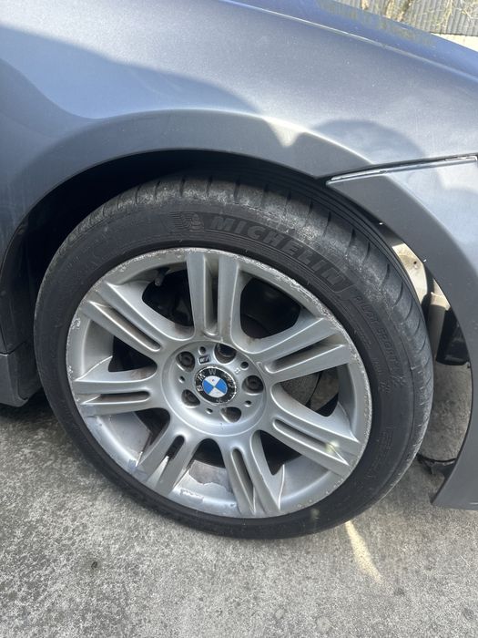 Jante BMW E90 e91 e92 m pachet 5x120 17” anvelope de vara doua latimi