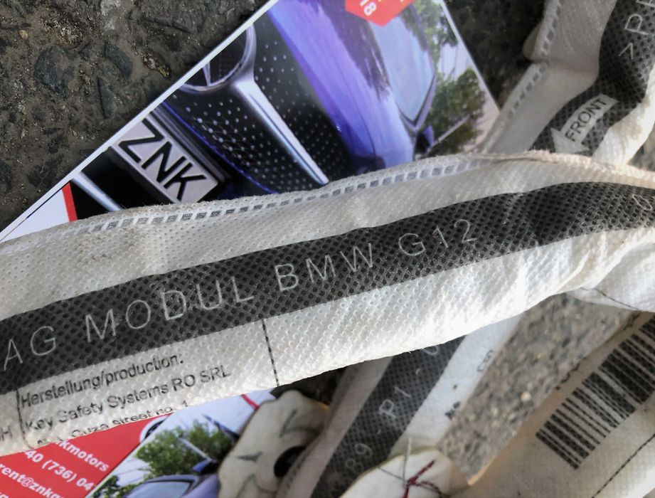 BMW seria 7 G11 G12 kit airbag volan M cortina stanga dreapta