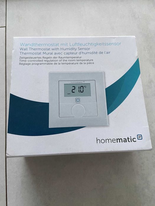 Termostat Homematic cu senzor umiditate nou sigilat