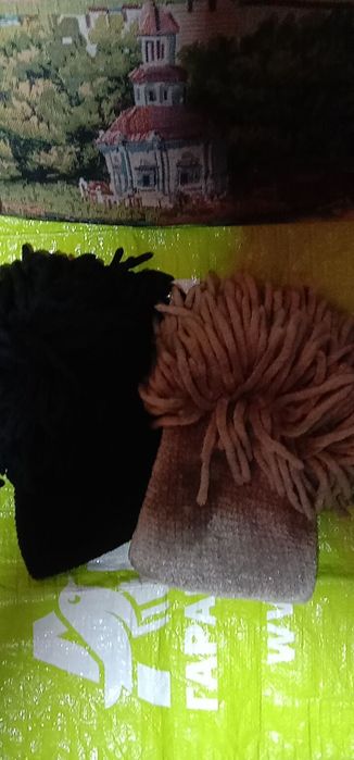 Теплая шапка Бубон Висульки