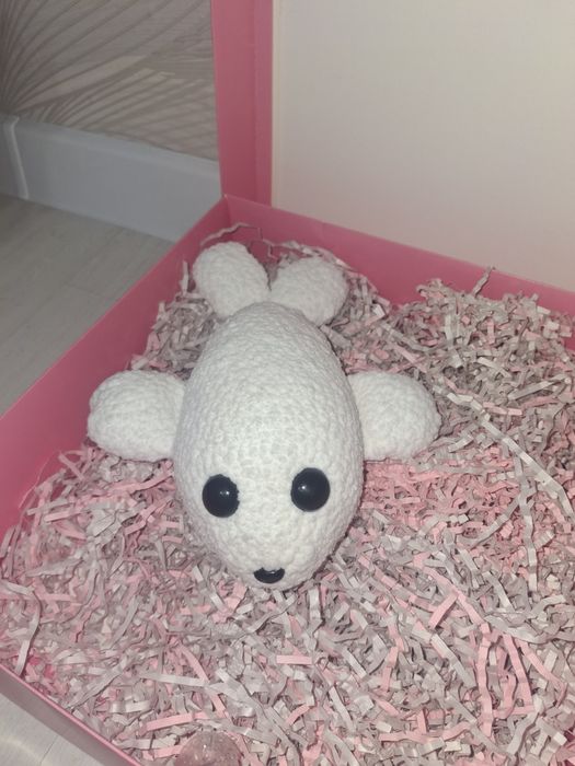 Вязанный тюлень ручной работы