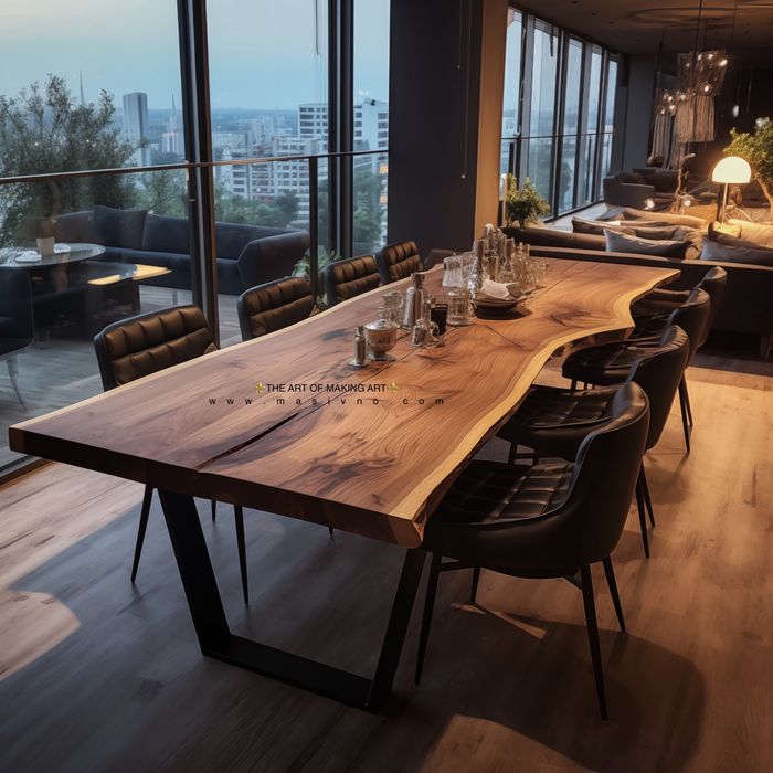 Масивна трапезна маса