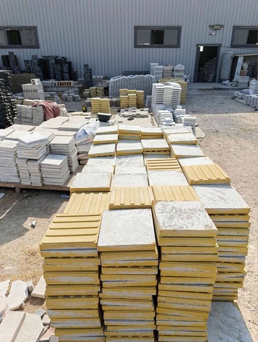 Тактильная плитка - брусчатка 30*30*4