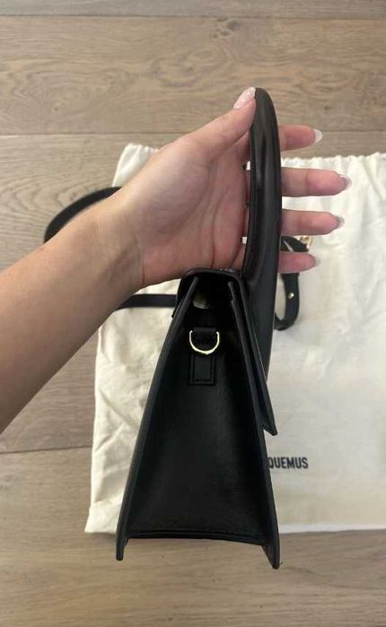 Geanta Jacquemus Le Chiquito Neagra din Piele Naturala