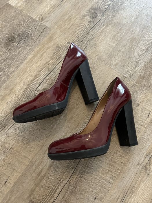 Pantofi de piele lacuita Anna Cori