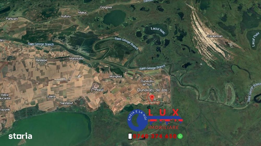 ID 7896 Teren intravilan - Dunăvățu de Jos - DRUMUL JUDEȚEAN