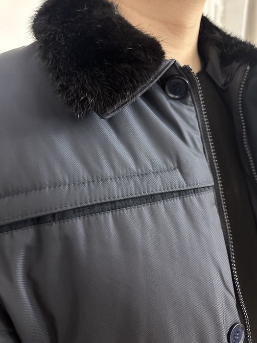 Куртка 3хл, с натуральным мехом