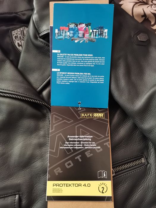 Дамско кожено яке за мотор Spirit Motors