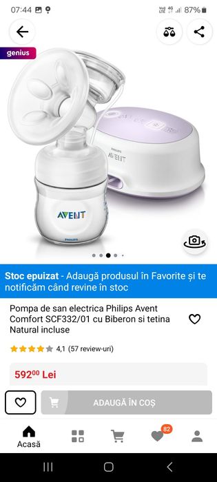 Pompa san Philps Avent