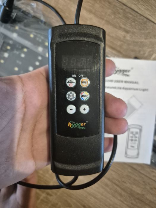 Lampa acvariu Hygger 248, 26W, 45 cm, RGB Full Spectrum