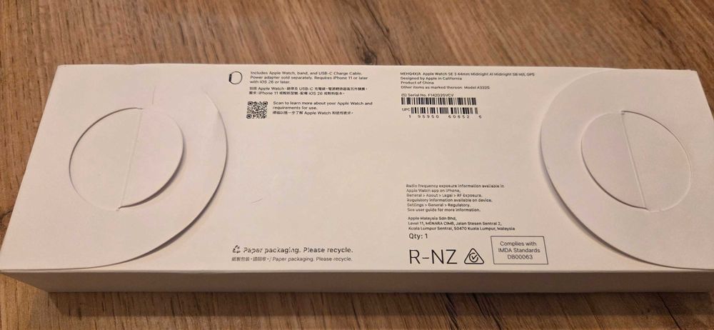 Apple Watch SE 3 44mm Midnight