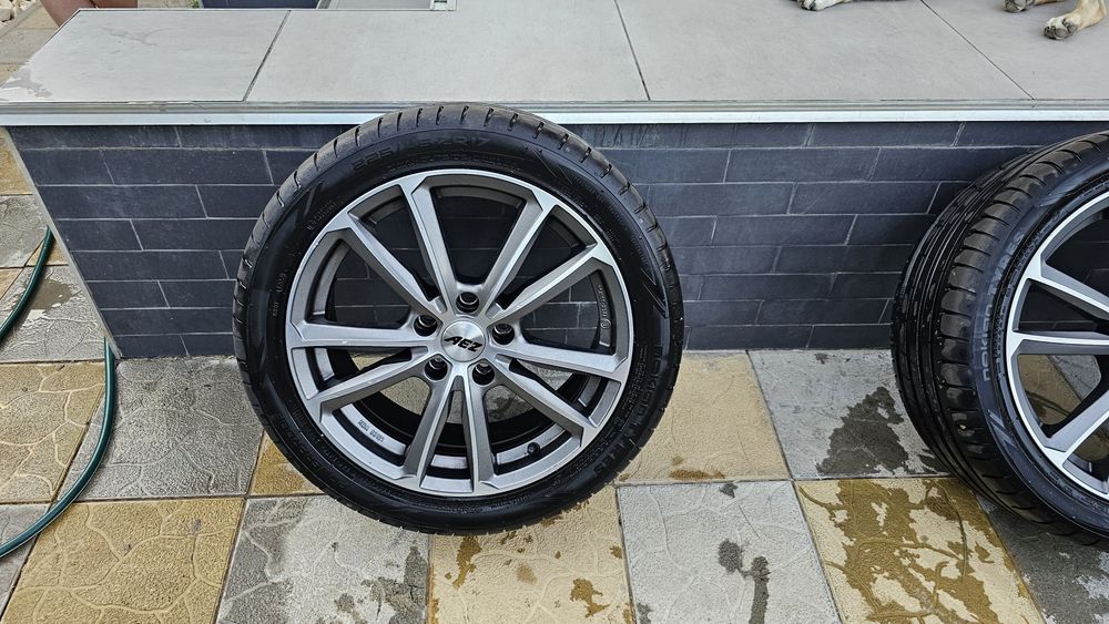 4 Jante AEZ + Anvelope Vara 225/45/R17 Nokian Powerproof - Volkswagen/Skoda/Seat/Audi