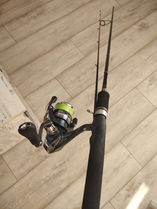 Продавам спинингова въдица Filstar Black Shadow + Shimano Miravel