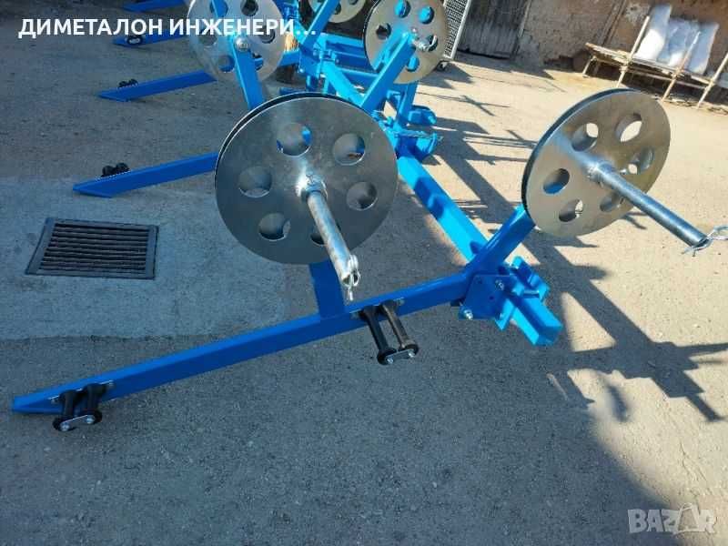 Машина за полагане на капков маркуч за царевица и д-р. култури
