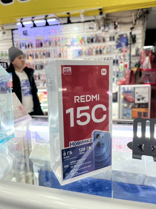 Redmi 15c 128гб черный