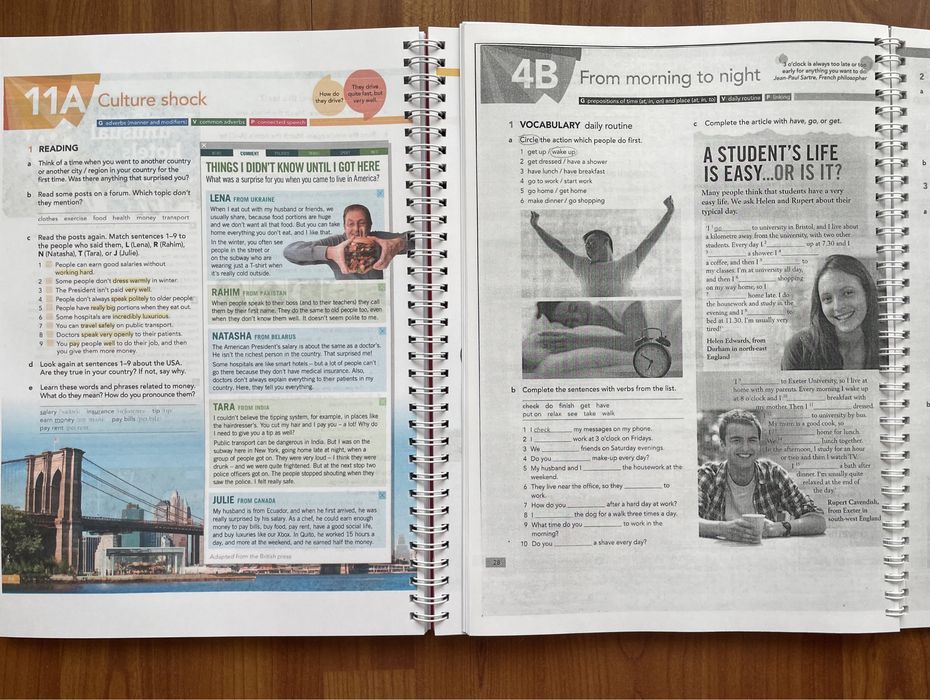 English file elementary fourth edition все уровни pre intermediate beg