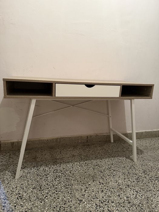 JYSK Бюро ABBETVED д120xш48 см цвят светъл дъб/бяло | Desk