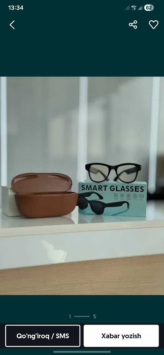 Smart glasses kamerali aqilli koʻzoynak sotiladi