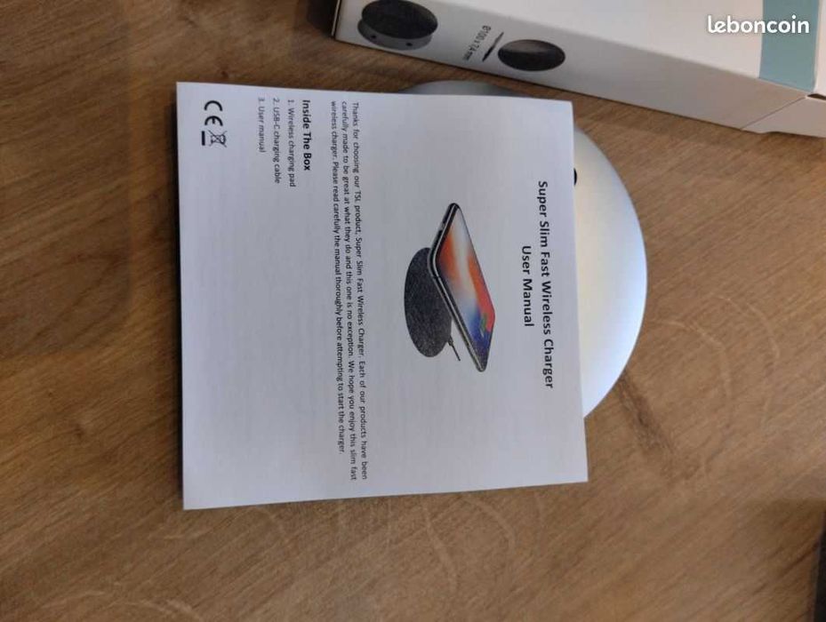 Încărcător Wireless Ultra-Rapid 15W Max Aluminiu Ultra-Slim Norvegia