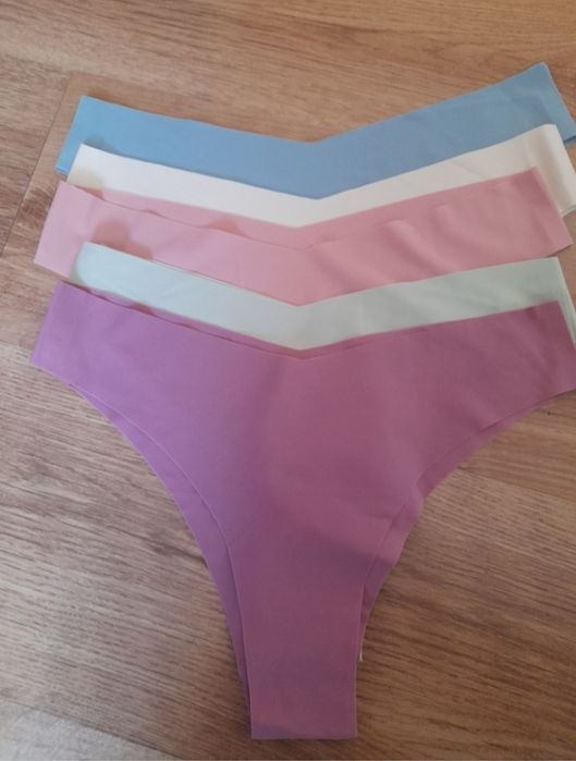 Lenjerie intima FARA CUSATURI M / L set 5 buc chiloti dama NOI !!