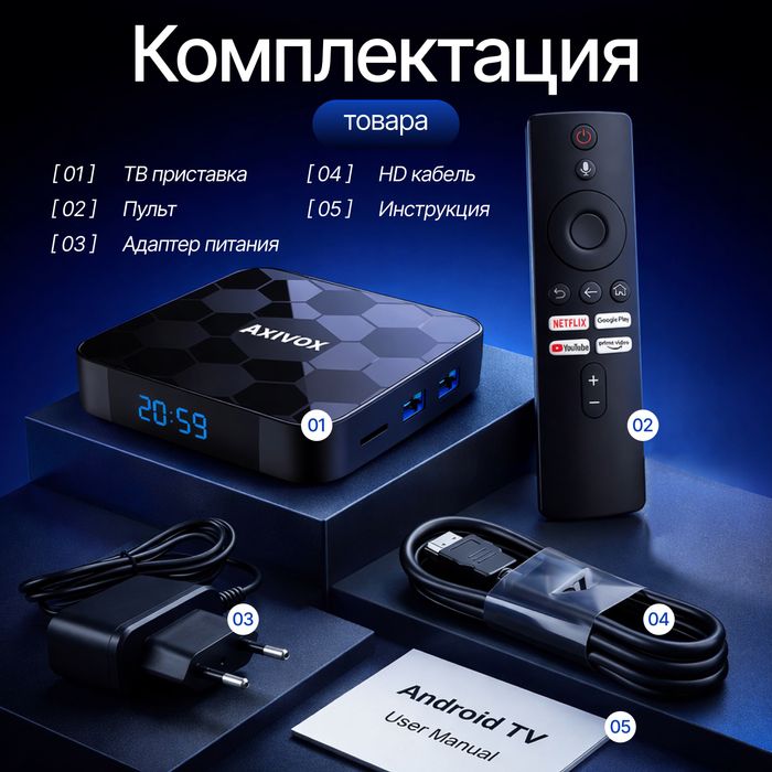 Смарт тв приставка android tv