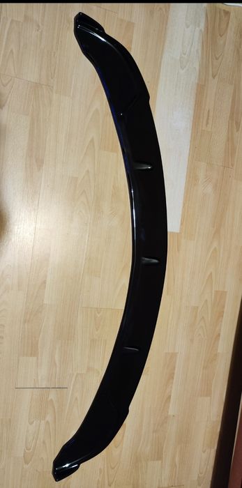 Prelungire lip spoiler bara fata BMW Seria 3 E90/E91 Facelift Negru